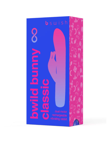 B SWISH BWILD BUNNY INFINITE CLASSIC VIBRADOR RECARGABLE SILICONA AZUL B SWISH BWILD BUNNY INFINITE CLASSIC VIBRADOR RECARGABLE SILICONA AZUL