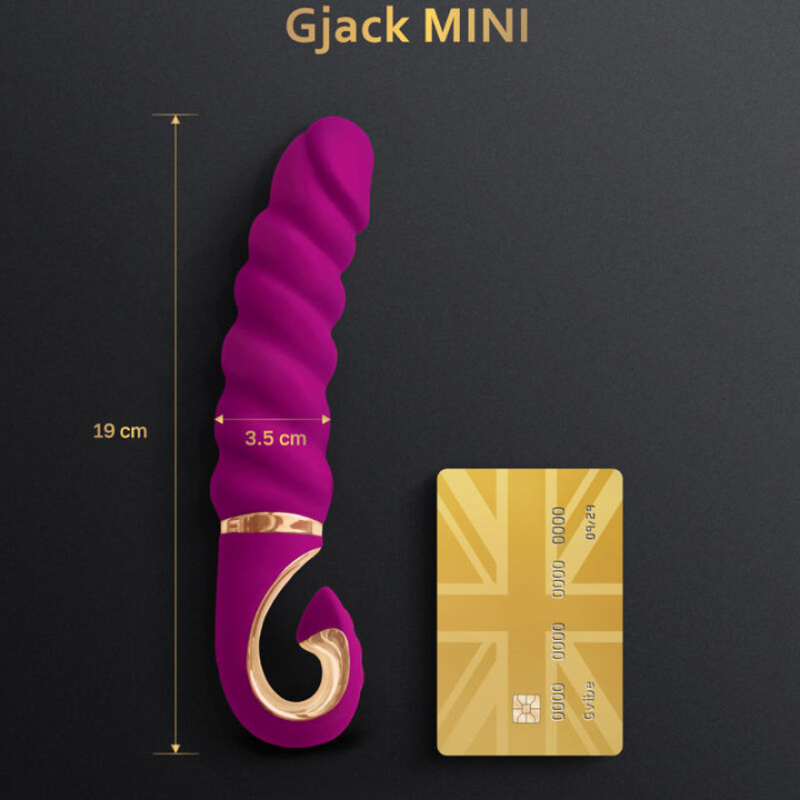 G VIBE GJACK MINI VIBRADOR SILICIONA MORADO