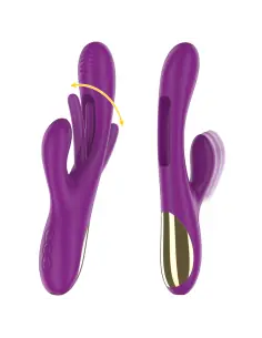 INTENSE APOLO VIBRADOR MULTIFUNCION RECARGABLE 7 VIBRACIONES CON LENGUA OSCILANTE MORADO 2