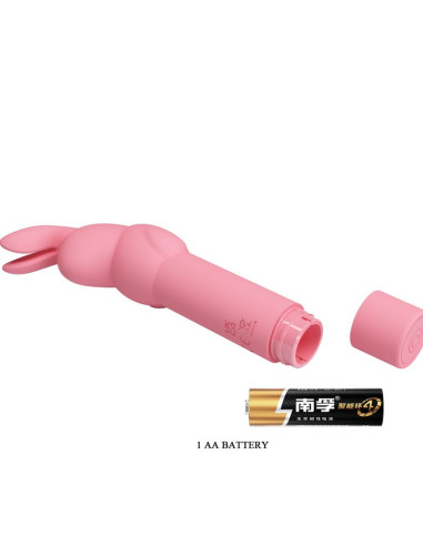 PRETTY LOVE VIBRADOR DE SILICONA CONEJO ROSA GERARDO
