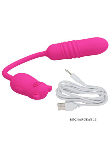 PRETTY LOVE NOBIKUMA BALA VIBRADORA DE SILICONA ROSA