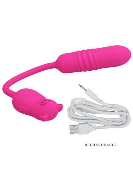 PRETTY LOVE NOBIKUMA BALA VIBRADORA DE SILICONA ROSA