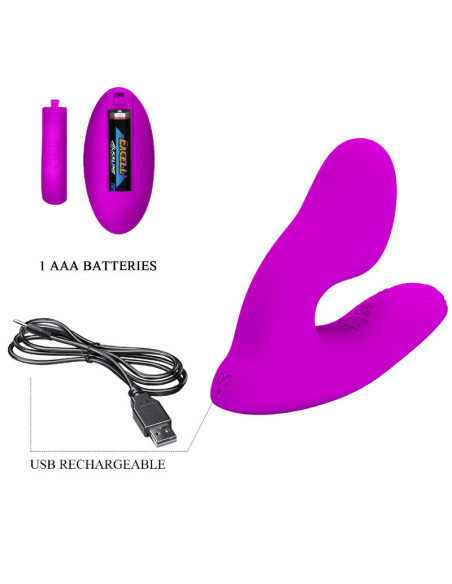 PRETTY LOVE MELVIN MASAJEADOR CLITORIS CON CONTROL REMOTO PRETTY LOVE MELVIN MASAJEADOR CLITORIS CON CONTROL REMOTO