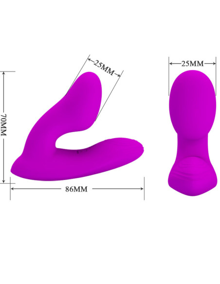 PRETTY LOVE MELVIN MASAJEADOR CLITORIS CON CONTROL REMOTO PRETTY LOVE MELVIN MASAJEADOR CLITORIS CON CONTROL REMOTO