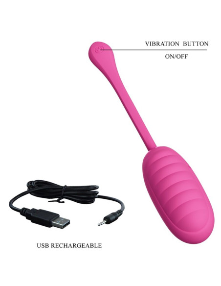 PRETTY LOVE CATALINA HUEVO VIBRADOR RECARGABLE ROSA PRETTY LOVE CATALINA HUEVO VIBRADOR RECARGABLE ROSA