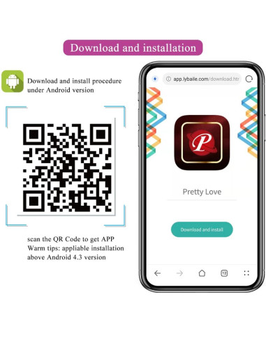 PRETTY LOVE CATALINA HUEVO VIBRADOR RECARGABLE ROSA