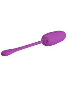 PRETTY LOVE HUEVO VIBRADOR CON TEXTURA MARINA RECARGABLE MORADO 2