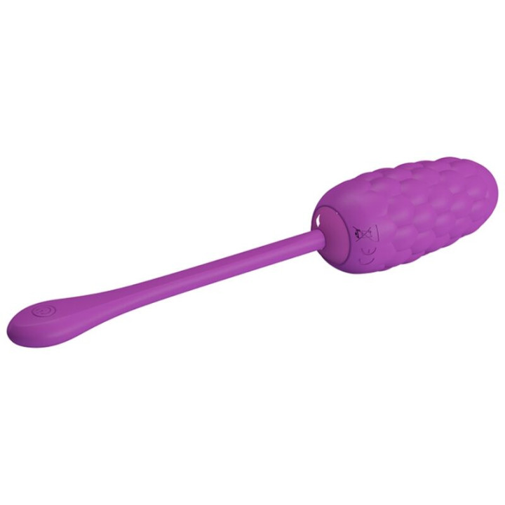PRETTY LOVE HUEVO VIBRADOR CON TEXTURA MARINA RECARGABLE MORADO