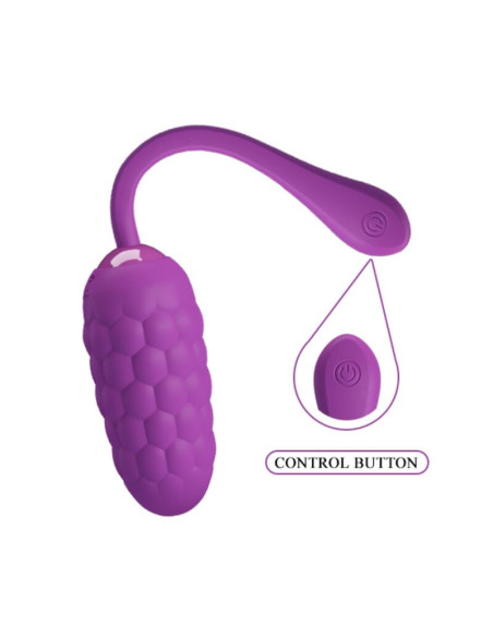 PRETTY LOVE HUEVO VIBRADOR CON TEXTURA MARINA RECARGABLE MORADO PRETTY LOVE HUEVO VIBRADOR CON TEXTURA MARINA RECARGABLE MORADO