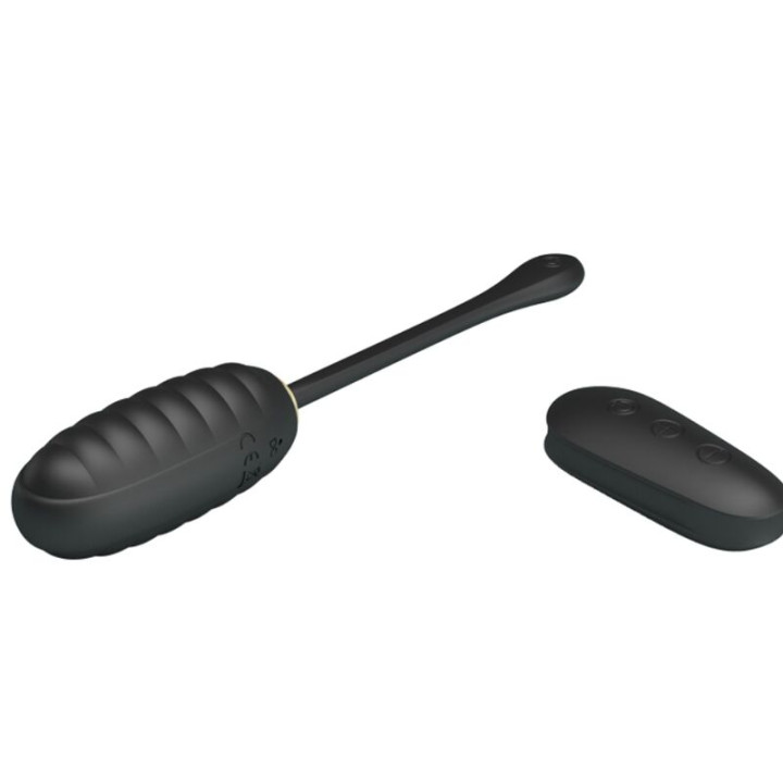 PRETTY LOVE DOREEN HUEVO VIBRADOR DE LUJO RECARGABLE NEGRO CONTROL REMOTO