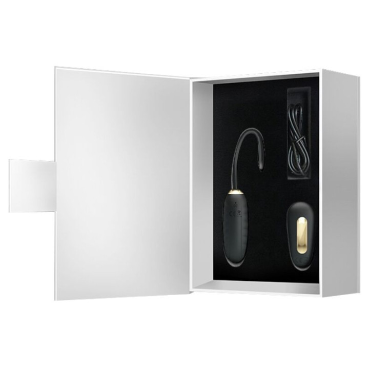 PRETTY LOVE DOREEN HUEVO VIBRADOR DE LUJO RECARGABLE NEGRO CONTROL REMOTO