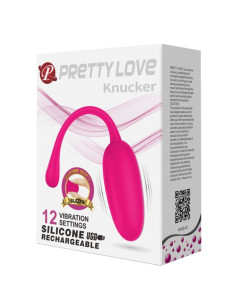 PRETTY LOVE KNUCKER HUEVO VIBRADOR RECARGABLE ROSA
