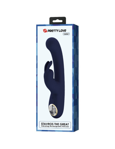 PRETTY LOVE LAMAR VIBRADOR RABBIT PUNTO G AZUL