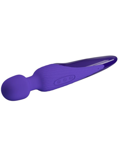 PRETTY LOVE ANTONY YOUTH VIBRADOR WAND EFECTO CALOR VIOLETA