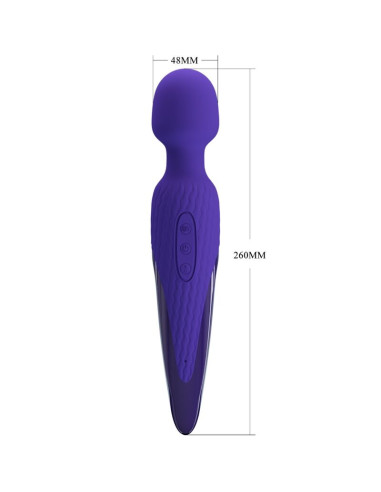 PRETTY LOVE ANTONY YOUTH VIBRADOR WAND EFECTO CALOR VIOLETA