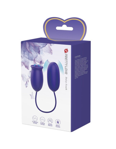 PRETTY LOVE DAISY YOUTH ESTIMULADOR VIBRADOR RECARGABLE VIOLETA