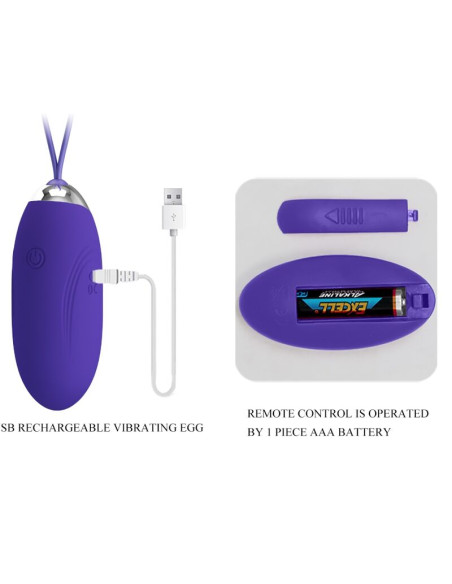 PRETTY LOVE JENNY YOUTH HUEVO VIBRADOR CONTROL REMOTO VIOLETA PRETTY LOVE JENNY YOUTH HUEVO VIBRADOR CONTROL REMOTO VIOLETA