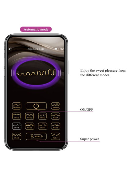 PRETTY LOVE ELVIRA BOLAS VIBRADORAS RECARGABLE MORADO PRETTY LOVE ELVIRA BOLAS VIBRADORAS RECARGABLE MORADO