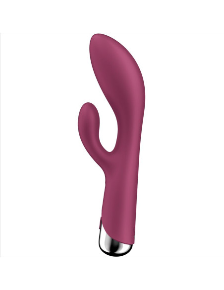 SATISFYER SPINNING RABBIT 1 ESTIMULACION CLITORIS Y PUNTO G ROJO