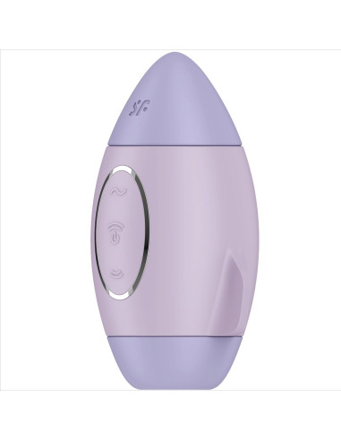 SATISFYER MISSION CONTROL LILA VIBRADOR PEQUENO DE DOBLE IMPULSO