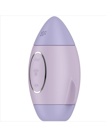 SATISFYER MISSION CONTROL LILA VIBRADOR PEQUENO DE DOBLE IMPULSO