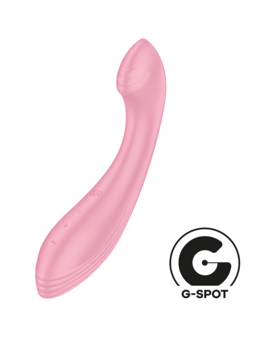 SATISFYER G FORCE ESTIMULADOR VIBRADOR PUNTO G ROSA