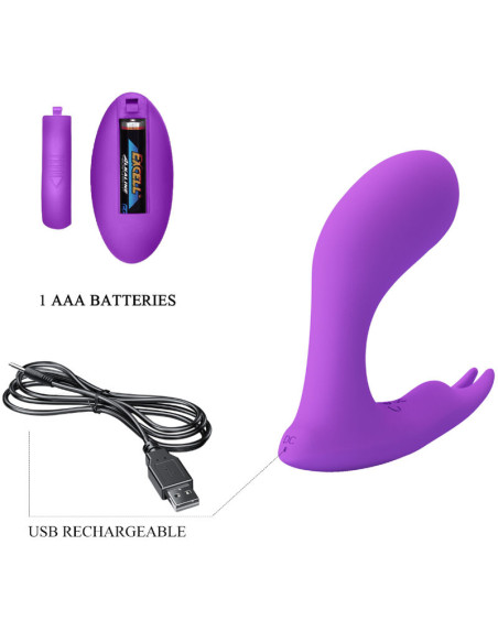 PRETTY LOVE IDABELLE VIBRATION PULSATION CONTROL REMOTO VIOLETA PRETTY LOVE IDABELLE VIBRATION PULSATION CONTROL REMOTO VIOLETA