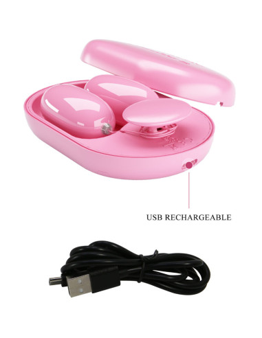 PRETTY LOVE FUN BOX BALA VIBRADORA ROSA