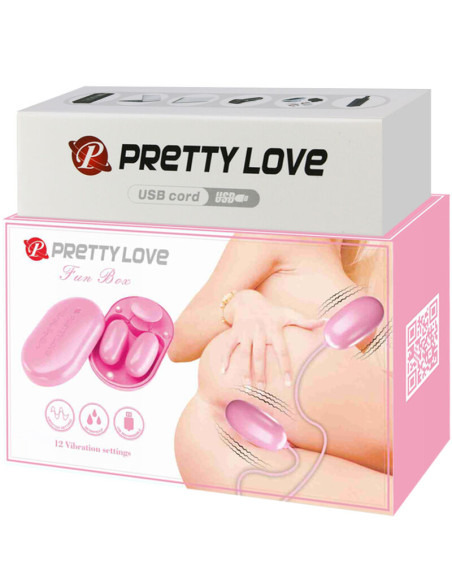 PRETTY LOVE FUN BOX BALA VIBRADORA ROSA PRETTY LOVE FUN BOX BALA VIBRADORA ROSA