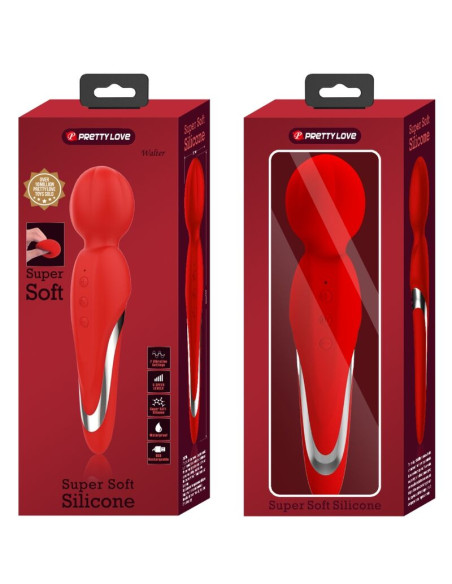 PRETTY LOVE WALTER VIBRADOR WAND ROJO