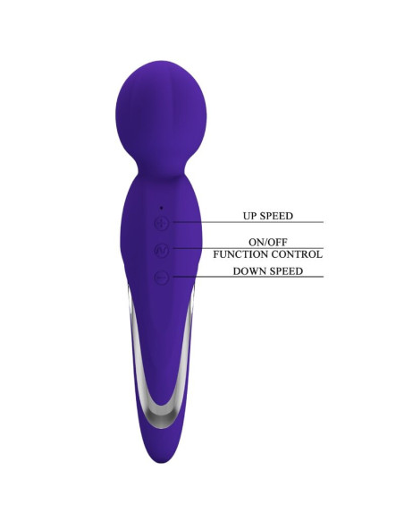 PRETTY LOVE WALTER VIBRADOR WAND VIOLETA PRETTY LOVE WALTER VIBRADOR WAND VIOLETA