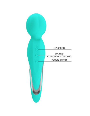 PRETTY LOVE WALTER VIBRADOR WAND VERDE AGUA