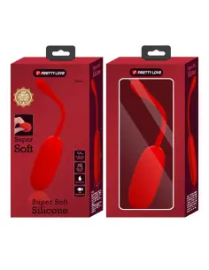 PRETTY LOVE JULIUS HUEVO VIBRADOR IMPERMEBLE RECARGABLE ROJO