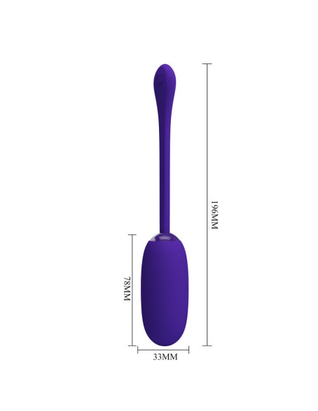 PRETTY LOVE JULIUS HUEVO VIBRADOR IMPERMEBLE RECARGABLE LILA PRETTY LOVE JULIUS HUEVO VIBRADOR IMPERMEBLE RECARGABLE LILA