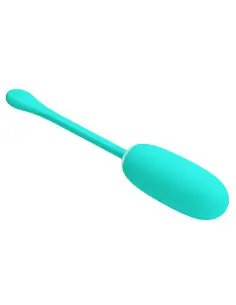 PRETTY LOVE JULIUS HUEVO VIBRADOR IMPERMEBLE RECARGABLE VERDE AGUA 2