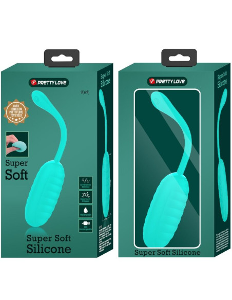 PRETTY LOVE KIRK HUEVO VIBRADOR RECARGABLE VERDE AGUA PRETTY LOVE KIRK HUEVO VIBRADOR RECARGABLE VERDE AGUA
