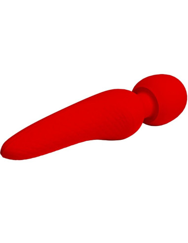 PRETTY LOVE MEREDITH MASAJEADOR 12 MODOS VIBRACION ROJO