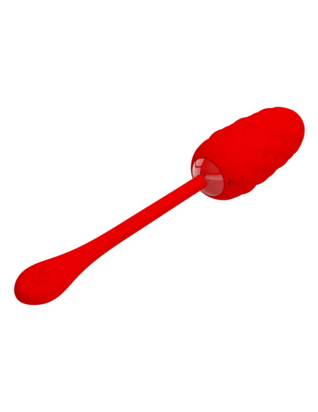 PRETTY LOVE HUEVO VIBRADOR CON TEXTURA MARINA RECARGABLE ROJO PRETTY LOVE HUEVO VIBRADOR CON TEXTURA MARINA RECARGABLE ROJO