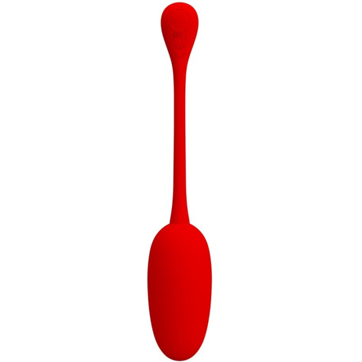 PRETTY LOVE KNUCKER HUEVO VIBRADOR RECARGABLE ROJO