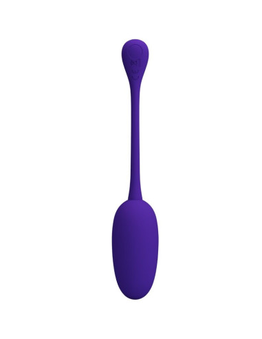 PRETTY LOVE KNUCKER HUEVO VIBRADOR RECARGABLE LILA