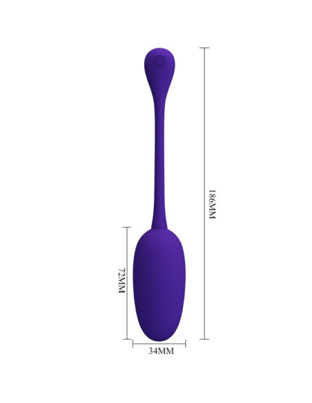 PRETTY LOVE KNUCKER HUEVO VIBRADOR RECARGABLE LILA PRETTY LOVE KNUCKER HUEVO VIBRADOR RECARGABLE LILA