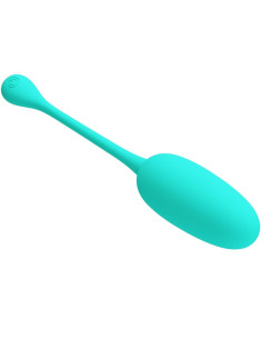 PRETTY LOVE KNUCKER HUEVO VIBRADOR RECARGABLE VERDE AGUA 2
