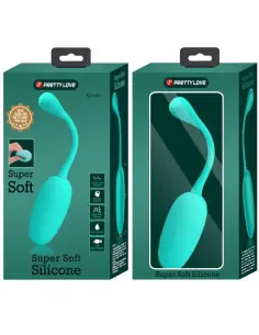 PRETTY LOVE KNUCKER HUEVO VIBRADOR RECARGABLE VERDE AGUA
