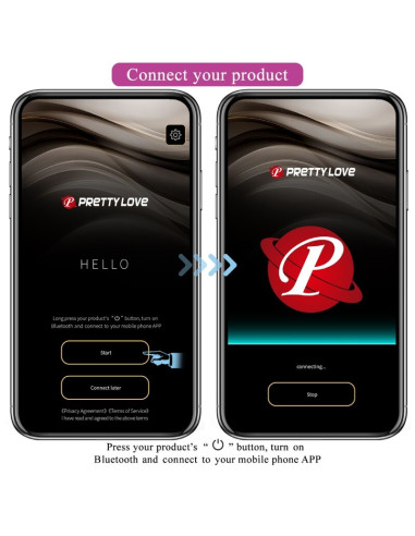 PRETTY LOVE JAYLEEN VIBRADOR APP CONTROL REMOTO LILA
