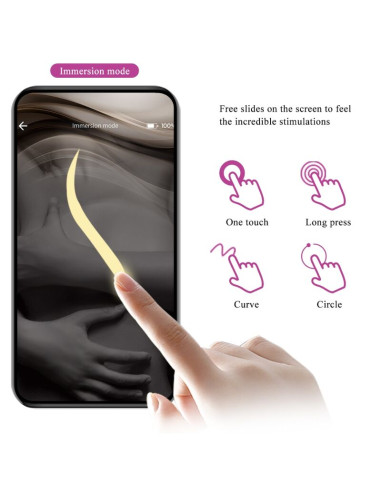 PRETTY LOVE JAYLEEN VIBRADOR APP CONTROL REMOTO LILA