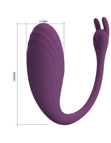 PRETTY LOVE CATALINA VIBRADOR APP CONTROL REMOTO LILA