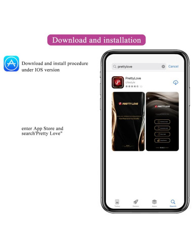 PRETTY LOVE CATALINA VIBRADOR APP CONTROL REMOTO LILA