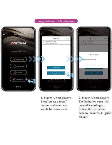 PRETTY LOVE CATALINA VIBRADOR APP CONTROL REMOTO LILA