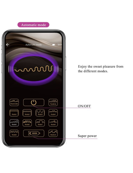 PRETTY LOVE AUGUST VIBRADOR DOBLE PLACER APP REMOTE PRETTY LOVE AUGUST VIBRADOR DOBLE PLACER APP REMOTE