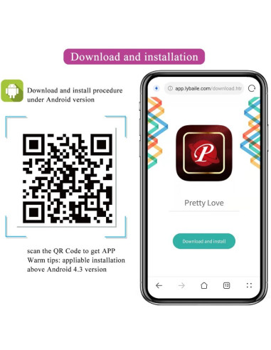 PRETTY LOVE AUGUST VIBRADOR DOBLE PLACER APP REMOTE
